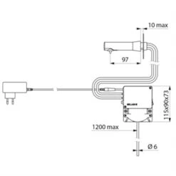 Distributeur électronique De Savon 512151P Avec Tube Souple 1,20 M Pour Réservoir éloigné 7 Distributeur électronique De Savon 512151P Avec Tube Souple 1,20 M Pour Réservoir éloigné -Aqua Home Magasin distributeur electronique de savon 512151p avec tube souple 120 m pour reservoir eloigne 2