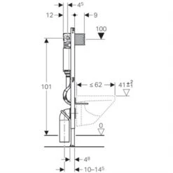 Geberit Bâti-support Duofix WC Suspendu Bâti-support WC Suspendu 112 Cm 7 Geberit Bâti-support Duofix WC Suspendu Bâti-support WC Suspendu 112 Cm -Aqua Home Magasin duofix 111065001 geberit bati support 112 cm encastrer 2