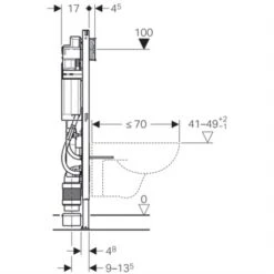 Geberit Bâti-support Duofix WC Suspendu Bâti-support WC Suspendu 112 Cm Adapté PMR, Hauteur Réglable, Pour Barres De Relevages 7 Geberit Bâti-support Duofix WC Suspendu Bâti-support WC Suspendu 112 Cm Adapté PMR, Hauteur Réglable, Pour Barres De Relevages -Aqua Home Magasin duofix 111904005 geberit bati support pmr barres relevage 2