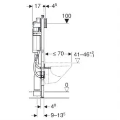 Geberit Bâti-support Duofix WC Suspendu Bâti-support WC Suspendu 112 Cm Adapté PMR 11 Geberit Bâti-support Duofix WC Suspendu Bâti-support WC Suspendu 112 Cm Adapté PMR -Aqua Home Magasin duofix sigma 12 cm up320 etroit en applique 111350005 bati support etroit 4