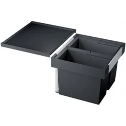 Blanco Poubelle Sous évier Flexon II 50/2, 2 Bacs 19+19 Litres