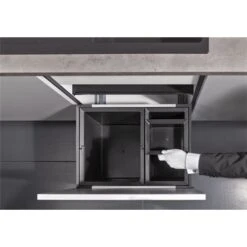 Blanco Poubelle Sous évier Flexon II 50/3, 3 Bacs 19+8+8 Litres -Aqua Home Magasin flexon ii 50 3 521470 noir 2