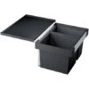 Blanco Poubelle Sous évier Flexon II 60/2, 2 Bacs 30+19 Litres -Aqua Home Magasin flexon ii 60 2 521471 noir