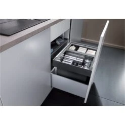 Blanco Poubelle Sous évier Flexon II 60/2, 2 Bacs 30+19 Litres -Aqua Home Magasin flexon ii 60 2 521471 noir 2