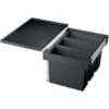 Blanco Poubelle Sous évier Flexon II 60/3, 3 Bacs 15+15+15 Litres 2 Blanco Poubelle Sous évier Flexon II 60/3, 3 Bacs 15+15+15 Litres -Aqua Home Magasin flexon ii 60 3 521472 noir