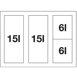 Blanco Poubelle Sous évier Flexon II 60/4, 4 Bacs 15+15+6+6 Litres 9 Blanco Poubelle Sous évier Flexon II 60/4, 4 Bacs 15+15+6+6 Litres -Aqua Home Magasin flexon ii 60 4 521474 noir 3