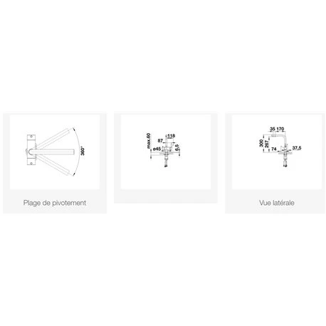 Blanco Mitigeur Cuisine Fontas II 526692 Satin Gold 4 Blanco Mitigeur Cuisine Fontas II 526692 Satin Gold – Image 2