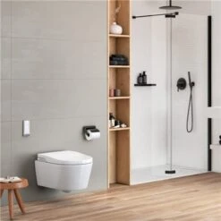 Roca WC Suspendu Inspira In-Wash Blanc Avec In-Tank Et Abattant Frein De Chute -Aqua Home Magasin inspira in wash a803094001 blanc avec in tank 385x585x48 cm 3