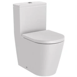 Roca WC à Poser Inspira Round Perle, 37,5x60x76 Cm