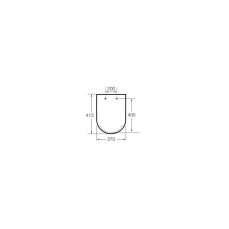 Roca Abattant WC Inspira Round Rimless Rond Perle 4 Roca Abattant WC Inspira Round Rimless Rond Perle – Image 2