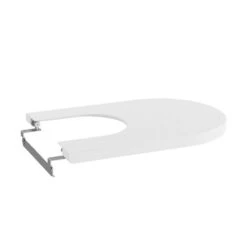 Roca Abattant Bidet Inspira Round Rond Blanc Mat