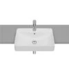 Roca Lavabo Inspira Square 55x42x12 Cm Blanc Mat -Aqua Home Magasin inspira square a32753s620 550x420x120 mm blanc mat
