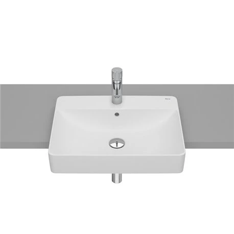 Roca Lavabo Inspira Square 55x42x12 Cm Blanc Mat 3 Roca Lavabo Inspira Square 55x42x12 Cm Blanc Mat