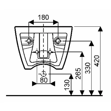 Geberit Bidet Suspendu Renova Plan Semi-caréné 26x35x54 Cm 6 Geberit Bidet Suspendu Renova Plan Semi-caréné 26x35x54 Cm – Image 4