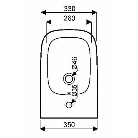 Geberit Bidet Suspendu Renova Plan Semi-caréné 26x35x54 Cm 3 Geberit Bidet Suspendu Renova Plan Semi-caréné 26x35x54 Cm