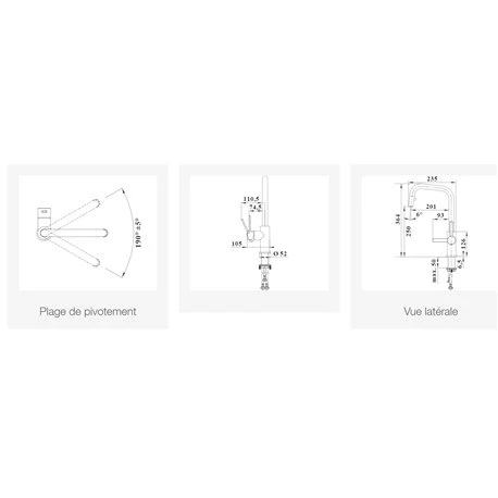 Blanco Mitigeur Cuisine Jandora-S 526614 Inox Brossé 4 Blanco Mitigeur Cuisine Jandora-S 526614 Inox Brossé – Image 2