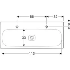 Geberit Lavabo Citterio 120 Cm 9 Geberit Lavabo Citterio 120 Cm -Aqua Home Magasin lavabo citterio 500553011 120 cm 2