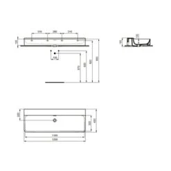 Ideal Standard Lavabo Conca 120x45 Cm Avec Trop-plein, Sans Trou De Robinetterie 11 Ideal Standard Lavabo Conca 120x45 Cm Avec Trop-plein, Sans Trou De Robinetterie -Aqua Home Magasin lavabo conca 120x45 cm avec trop plein sans trou de robinetterie 4