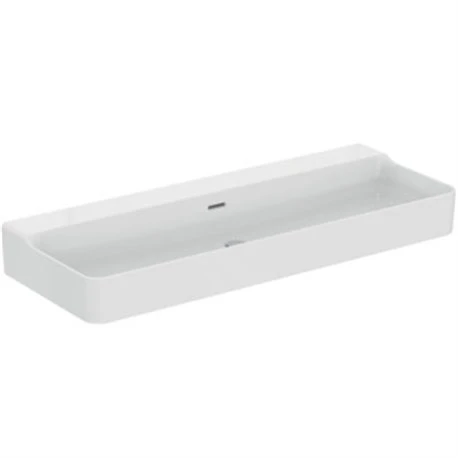 Ideal Standard Lavabo Conca 120x45 Cm Avec Trop-plein, Sans Trou De Robinetterie 3 Ideal Standard Lavabo Conca 120x45 Cm Avec Trop-plein, Sans Trou De Robinetterie