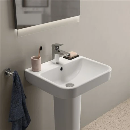 Ideal Standard Lavabo I.Life B 1 Trou 50x44 Cm 7 Ideal Standard Lavabo I.Life B 1 Trou 50x44 Cm – Image 5