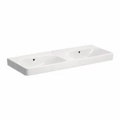 Geberit Lavabo Smyle Square 120 Cm Sans Trou Robinetterie