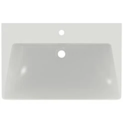 Ideal Standard Lavabo Monobloc Tipo-Z 1 Trou Soie Blanche -Aqua Home Magasin lavabo monobloc 1 trou de robinetterie soie blanche tipo z 4