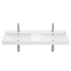 Roca Lavabo Ona 120x46 Cm Blanc Mat