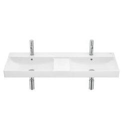 Roca Lavabo Ona 120x46 Cm Blanc Mat