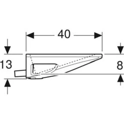 Geberit Lavabo ONE 120 Cm, Sans Trop-plein Cache Chromé Brossé -Aqua Home Magasin lavabo one 500392012 120 cm sans trop plein cache chrome brosse 1