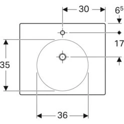 Geberit Lavabo Preciosa II 60 Cm Avec Trop Plein -Aqua Home Magasin lavabo preciosa ii 123260000 60 cm avec trop plein 2