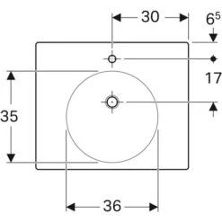 Geberit Lavabo Preciosa II 60 Cm Sans Trop Plein -Aqua Home Magasin lavabo preciosa ii 123262000 60 cm sans trop plein 2