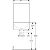 Geberit Lavabo Publica 50 Cm Profondeur 40 Cm Avec Dossier -Aqua Home Magasin lavabo publica 500952001 50 cm profondeur 40 cm