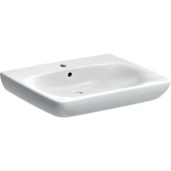 Geberit Lavabo Renova Comfort 65 Cm 1 Trou Percé, Avec Trop-plein 9 Geberit Lavabo Renova Comfort 65 Cm 1 Trou Percé, Avec Trop-plein -Aqua Home Magasin lavabo renova comfort 258565000 65 cm 1 trou perce avec trop plein 3