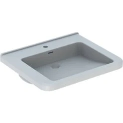 Geberit Lavabo Renova Comfort Square 65 Cm 1 Trou Percé, Avec Trop-plein 9 Geberit Lavabo Renova Comfort Square 65 Cm 1 Trou Percé, Avec Trop-plein -Aqua Home Magasin lavabo renova comfort square 128665000 65 cm 1 trou perce avec trop plein 3