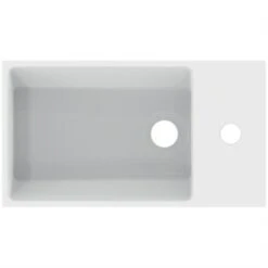 Ideal Standard Lave-mains Extra 45x25 Cm Soie Blanche, Version Droite -Aqua Home Magasin lave mains extra 45x25 cm soie blanche version droite 3