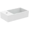 Ideal Standard Lave-mains Extra 45x25 Cm Soie Blanche, Version Gauche -Aqua Home Magasin lave mains extra 45x25 cm soie blanche version gauche