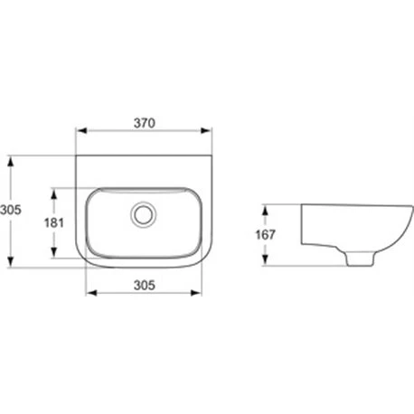 Lave-mains Matura 2 37x30,5 Cm 4 Lave-mains Matura 2 37x30,5 Cm – Image 2