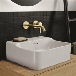 Ideal Standard Lave-mains Conca 40x30 Cm Avec Trop-plein Et Trou De Robinetterie Blanc Brillant -Aqua Home Magasin lave mains t369501 avec trop plein avec trou blanc brillant 2