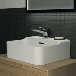 Ideal Standard Lave-mains Conca 40x30 Cm Avec Trop-plein Et Trou De Robinetterie Blanc Brillant -Aqua Home Magasin lave mains t369501 avec trop plein avec trou blanc brillant 6