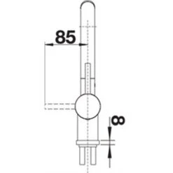 Blanco Mitigeur Cuisine Linus-S Silgranit 518813 Gris Rocher -Aqua Home Magasin linus s silgranit 518813 gris rocher silgranit 3
