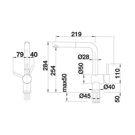 Blanco Mitigeur Cuisine Linus-S Vario 518406 Chromé Orientable 4 Blanco Mitigeur Cuisine Linus-S Vario 518406 Chromé Orientable – Image 2