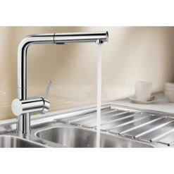 Blanco Mitigeur Cuisine Linus-S Vario 518406 Chromé Orientable