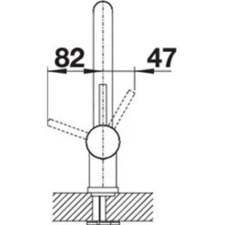 Blanco Mitigeur Cuisine Linus 516698 Anthracite -Aqua Home Magasin linus silgranit 516698 anthracite silgranit 3