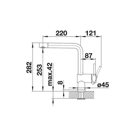 Blanco Mitigeur Cuisine Linus 517622 Tartufo 4 Blanco Mitigeur Cuisine Linus 517622 Tartufo – Image 2