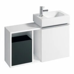 Geberit Lave-mains ICon 38 Cm Cuve à Gauche -Aqua Home Magasin lovely 38 cm 00103920000 cuve a gauche sans trop plein 3