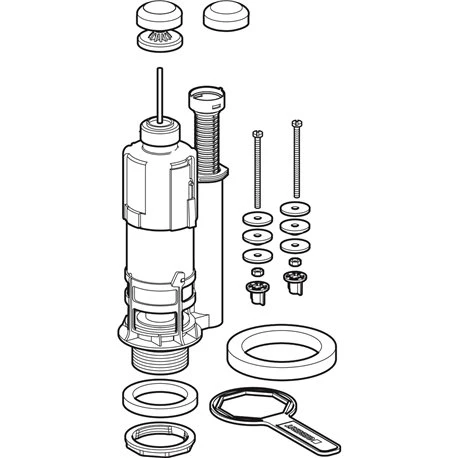Geberit Mecanisme WC Type 220 Rinçage Interrompable 4 Geberit Mecanisme WC Type 220 Rinçage Interrompable – Image 2