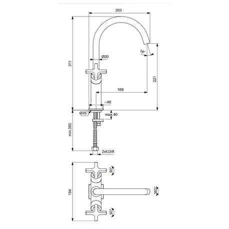 Ideal Standard Mélangeur Lavabo Monotrou Joy Neo Sans Tirette Ni Vidage Chromé 3 Ideal Standard Mélangeur Lavabo Monotrou Joy Neo Sans Tirette Ni Vidage Chromé