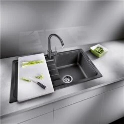 Blanco Mitigeur Cuisine Mida 519415 Anthracite -Aqua Home Magasin mida silgranit look 519415 anthracite silgranit 3