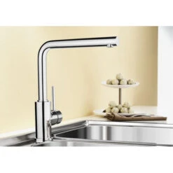 Blanco Mitigeur Cuisine Mila 519414 Chromé Simple