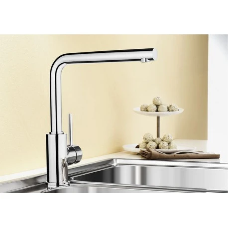 Blanco Mitigeur Cuisine Mila 519414 Chromé Simple 3 Blanco Mitigeur Cuisine Mila 519414 Chromé Simple